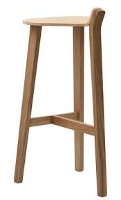 bronco bar stool h 75 cm wood natural wood by super ette tabouret tabouret de bar tabouret haut bois