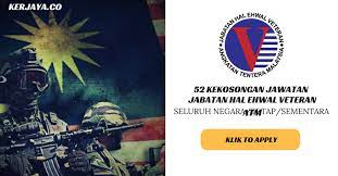 «jabatan hal ehwal veteran (jhev) angkatan tentera malaysia (atm) telah menyelesaikan semua bayaran…» Jhev Jabatan Hal Ehwal Veteran Atm Kerja Kosong Kerajaan