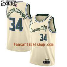 Oder das gefühl, du bist teil des teams durch ein ducks trikot selbst bei unserer custom bekleidung shop. Nba Milwaukee Bucks Trikot Giannis Antetokounmpo 34 Nike 2019 2020 City Edition Swingman Kinder