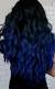 Ombre Purple And Blue Hair Dye Mixed