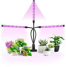 House plant led grow light. 4 Tubes Plants Grow Lights With Clip Led Grow Light Plant Lamp Remote Control Full Lights Household Indoor Grow Flower P Shopee Thailand