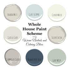 My Home Paint Colors Warm Neutrals And Calming Blues Saw Nail And Paint Paint Colors For Home Home Paint Color House Painting