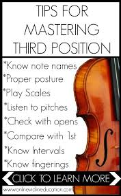 11 Tips For Mastering Third Position Online Violin Education