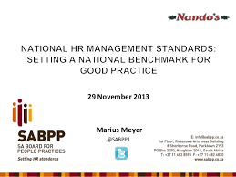 Sabpp Hr Standards Nandos