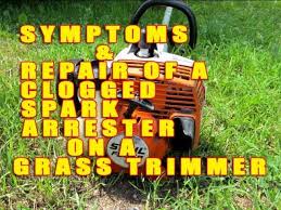 My screen is badly clogged. Symptoms Repair Of A Clogged Spark Arrester On A Stihl Grass Weed Wacker Youtube