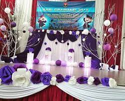 Hiasan kepala juga menjadi aksesoris pengantin yang tak boleh ketinggalan dalam kelengkapan pakaian adat pengantin. Diy Hiasan Pentas Pagar Rumah