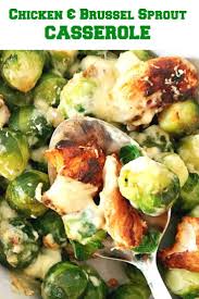 Brussel Sprouts Casserole With Chicken And Walnuts A Delicious Dish For The Who Christmas Dekora Brussel Sprout Casserole Dinner Menu Sprout Recipes