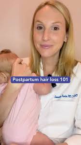 New mom? Hair loss? Your dermatologist, Dr Hal Lewis, knows!, #dermatology  #hairloss #postpartum
