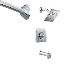 Installing a moentrol shower valve in your family's shower is a smart move that makes sure you get the job done right the first time! Moen Genta Single Handle 1 Spray Tub And Shower Faucet In Chrome With Shower Rod Valve Included 82760 Tsrds The Home Depot