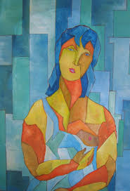 Deniz Gokduman Genc Kiz Amedeo Modigliani Reproduksiyon Yorumlama 100 X 70 Cm T U Y B 1997 Amedeo Modigliani Modigliani Resimler
