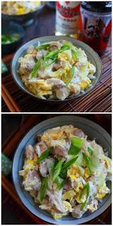 Oyakodon Japanese Chicken And Eggs Rice Bowl Oyakodon Recipe Oyakodon Recipe Easy Recipes