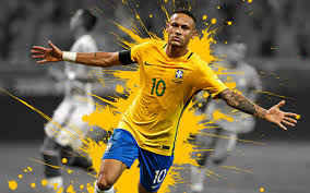 nejˈmaʁ dɐ ˈsiwvɐ ˈsɐ̃tus ˈʒũɲoʁ; 2018 Russia World Cup Brazil Neymar Photo Preview 10wallpaper Com