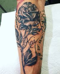 The leaves and the name tag are monochrome. 93 3 Wmmr On Twitter I Ve Got Your Name Written Here In A Rose Tattoo Wmmratoz