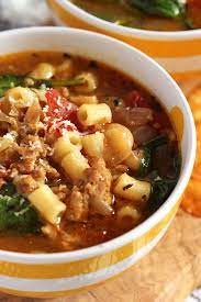 Italian Sausage Soup With White Beans And Spinach Video The Suburban Soapbox Recipe Italian Sausage Soup Soup Recipes Sausage Soup