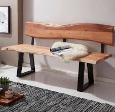 Finebuy Esszimmerbank Tree 160x83 5x60 Cm Akazie Massivholz Bank Mit Baumkante Sitzbank Holzbank M Esszimmerbank Sitzbank Mit Lehne Esszimmer Esstisch Dekor