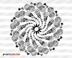 Download Mandala Svg Cheerleader