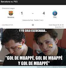 Barcelona vs psg dónde ver el partido de fútbol de hoy en vivo #shorts. Memes Barcelona Vs Psg 1 4 De Champions Ridiculo Historico Mediotiempo