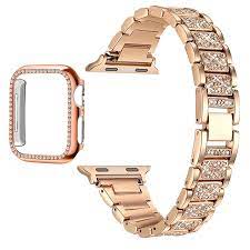 Apple sells its own bands, but they can get. For Apple Watch Band Series 6 5 4 3 2 1 Women Lady Diamond Band Strap For Iwatch 6 44mm 40mm 42mm 38mm Stainless Steel Bracelet Watchbands Aliexpress