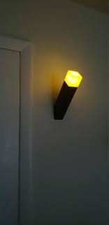 Minecraft Torch Flickering Nightlight Wall Mounted 3d Printed Wall Nightlight Night Light Minecraft Light