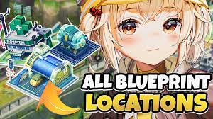 ALL BLUEPRINT LOCATIONS! | TRAIN STATION & MORE! - GODDESS OF VICTORY: NIKKE  - YouTube
