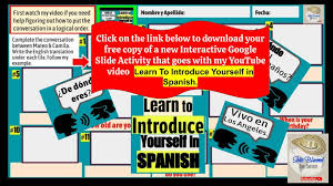 Check spelling or type a new query. Learn With Seno Bluemel Click On The Link Below To Download Your Free Copy Of A New Interactive Google Slide Activity That Goes With My Youtube Video Learn To Introduce Yourself