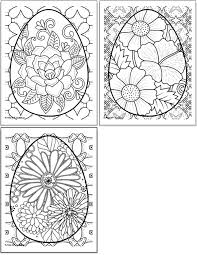 Free easter eggs coloring page printable. Free Printable Easter Egg Coloring Pages For Adults The Artisan Life