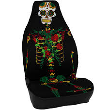 Making A Statement Jeep Seat Covers Truck Accessories Day Of The Dead