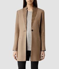 Stunning womens all saints paityn coat long wool overcoat check black 8 10 all saints iris lorie womens wool coat camel tan uk 8. Pin On Style