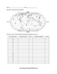 This Worksheet Is An Awesome Way To Teach Latitude And Longitude The Way That It Is Structured Reinforc Latitude And Longitude Map Map Coordinates Answer Keys