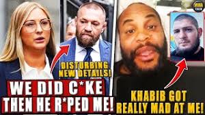Woman CLAIMS Conor McGregor CH0KED HER. DC REVEALS Khabib got REALLY MAD at  him! Colby