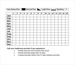 menstrual calendar 11 free samples examples format