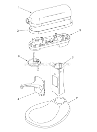 Shop for replacement parts & accessories certified parts help maintain the performance of your kitchenaid® appliances. Kitchenaid 6 Qt Stand Mixer Kp2671x Ereplacementparts Com