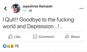 Says 'i am financially strong but unable to battle depression'. 7reki0p5hggfkm