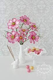 Cosmos Flower Tutorial Gum Paste Flowers Tutorials Sugar Flowers Tutorial Fondant Flower Tutorial