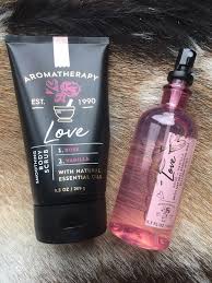 Bath And Body Works Aromatherapy Love Vanilla N Rose Body Scrub And Pillow Mist Bath And Body Works Perfume Bath And Body Care Bath And Body Works