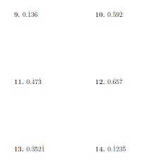Recurring Decimals Repeating Digits Decimals Fractions Worksheets Fractions