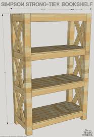 Diy Bookshelf With Simpson Strong Tie Bookshelves Diy Bookcase Diy Diy Baby Furniture