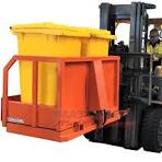 Wheelie Bin Tippers Forklift Mounted | Materials Handling
