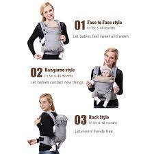 Bingone Multifunction Soft Toddler Baby Carrier Breathe Freely Style With Sun Shade Pure Cotton Comfortable For 04 Years Baby Carrier Best Baby Carrier Toddler