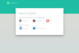 This guide will show you how to setup whatsapp web/desktop and how to use it on android and ios devices including iphone's and so on. Whatsapp Web Browser Not Supported Probleme Auf Websites Camp Firefox De