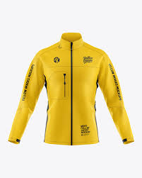 Download Men S Full Zip Jacket Mockup In Apparel Mockups On Yellow Images Object Mockups