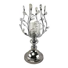 Large medium small tall glass candle holder table sets with crushed crystal diamond stem filled no. Crystal Design Silver Tall Metal Candle Holder Exporter Manufacturer Crystal Design Silver Tall Metal Candle Holder India