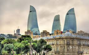 Températures et prévisions météorologiques à 6 jours. Hd Wallpaper Aserbaidschan Flame Towers Und Skyline Von Baku Bi Built Structure Wallpaper Flare
