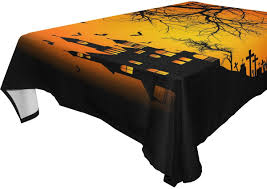 This all depends on the size and shape of your room. Amazon Com Woor Halloween Tablecloth Polyester For Birthday Party Wedding Holiday Kitchen Dining Room Table Covers Decoration Table Cloth Rectangle Oblong 60x120 Inch Home Kitchen