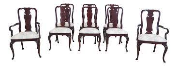 Ending wednesday at 12:48pm pdt 1d 23h local pickup. Kindel Queen Anne Dining Room Chairs Set Of 8 Chairish