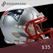 New England Patriots Speed Mini Helmet New England Patriots Helmet Design New Helmet
