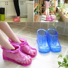 1pair Foot Bath Massage Boots Relaxation Ankle Soak Bath Therapy Massager Shoes Acupoint Sole Portable Home Feet Care Tools Massage Boots Hot Compressesfoot Bath Massager Aliexpress