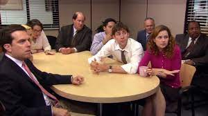 The office table are sturdy and durable, assuring you of a long lifetime. This Office Theory About The Dunder Mifflin Conference Room Will Blow Your Mind