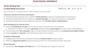 cna resume: 2020 guide with 10+