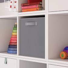 panier de rangement l polyester spaceo kub gris h 31 x l 31 x p 31 cm leroy merlin panier rangement rangement panier